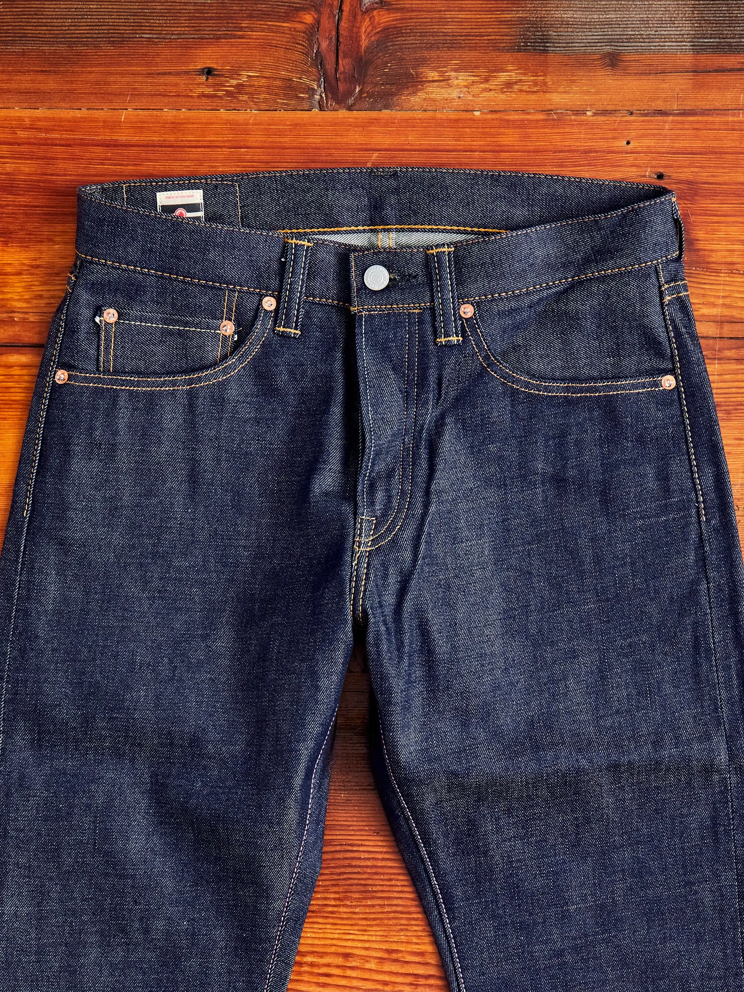 0605-36SP "Ultimate Pima GTB" 13oz Selvedge Denim - Natural Tapered Fit