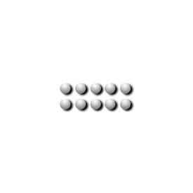 1/8" Nylon Balls 100 Pack