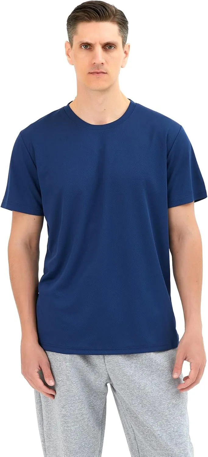 3 Pack Mens T Shirts,T Shirts for Men Pack with 1 Black &1 White,Soft Breathable Short Sleeve Tees for Gym