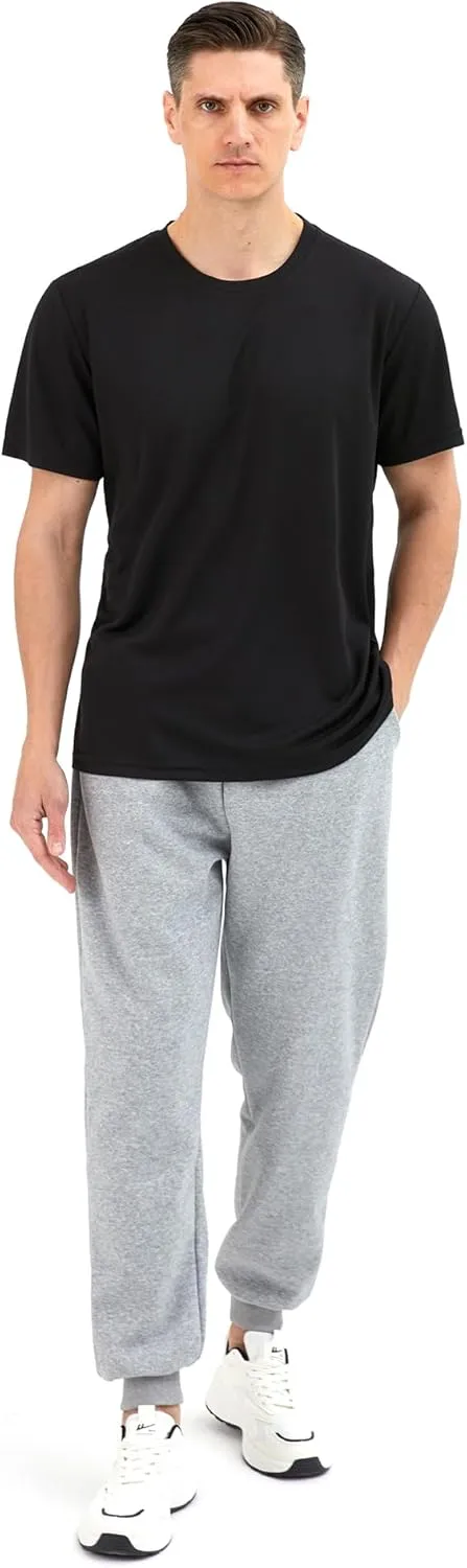 3 Pack Mens T Shirts,T Shirts for Men Pack with 1 Black &1 White,Soft Breathable Short Sleeve Tees for Gym