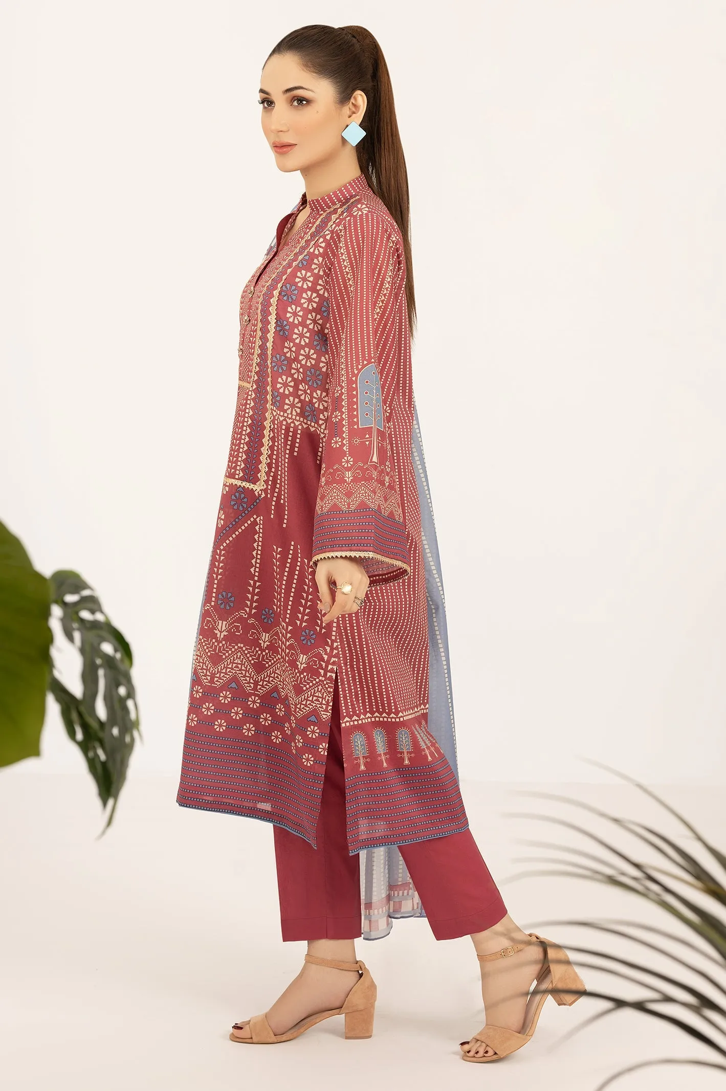 3PC Unstitched Printed