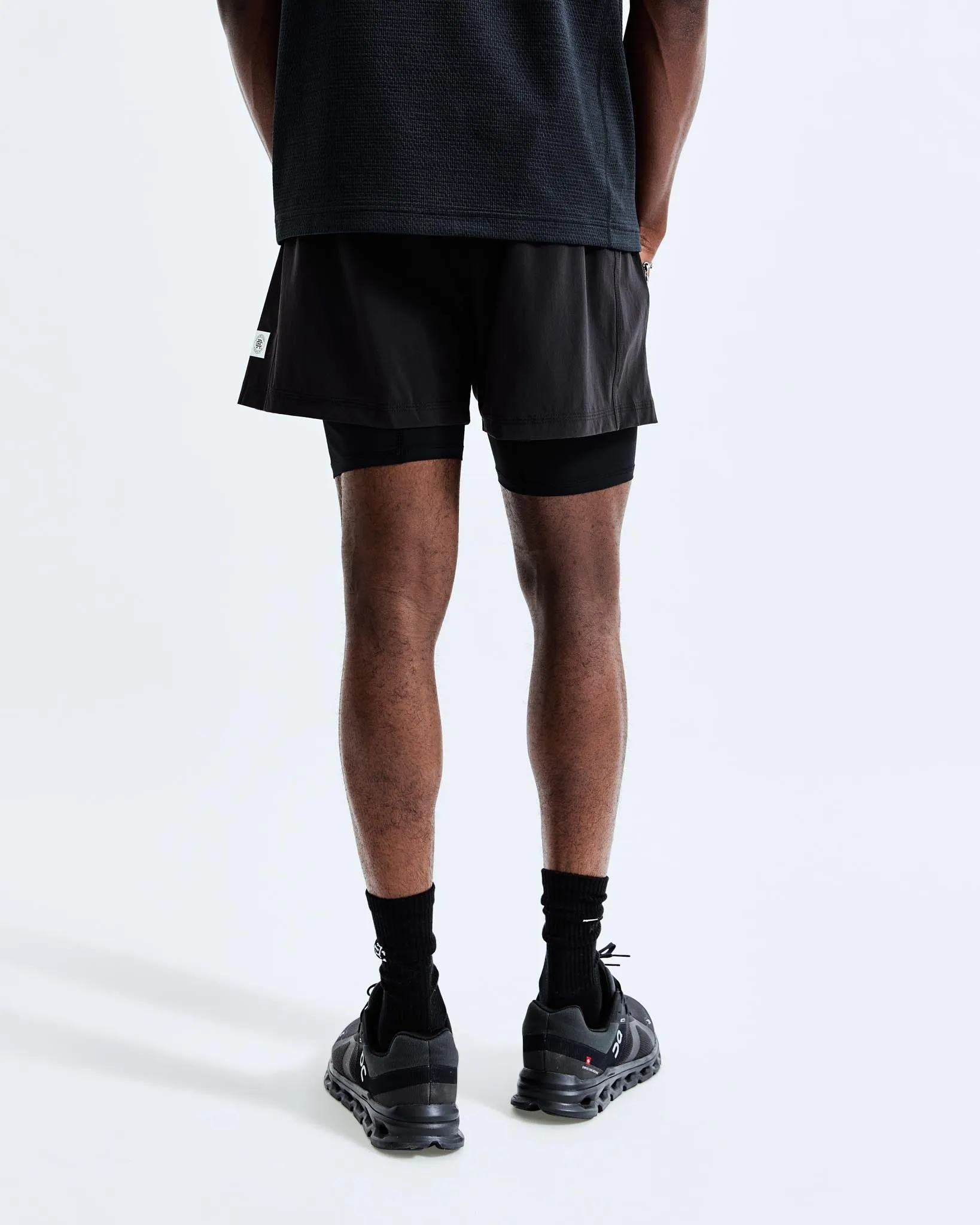 4-Way Stretch Nylon Combo Training Short 5"