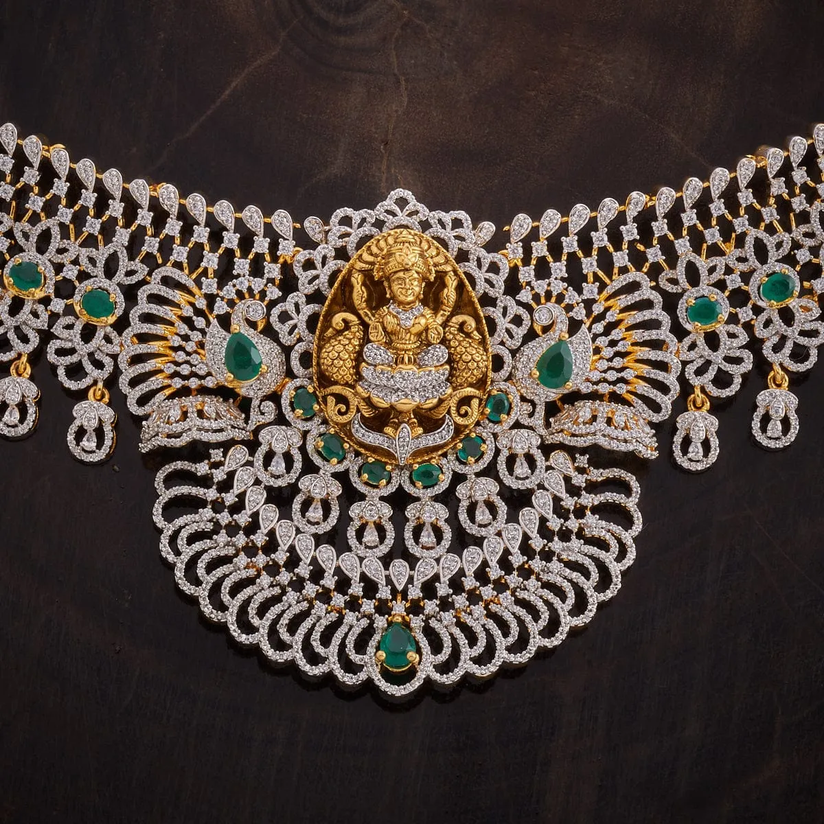 92.5 Silver Zircon Necklace 161475