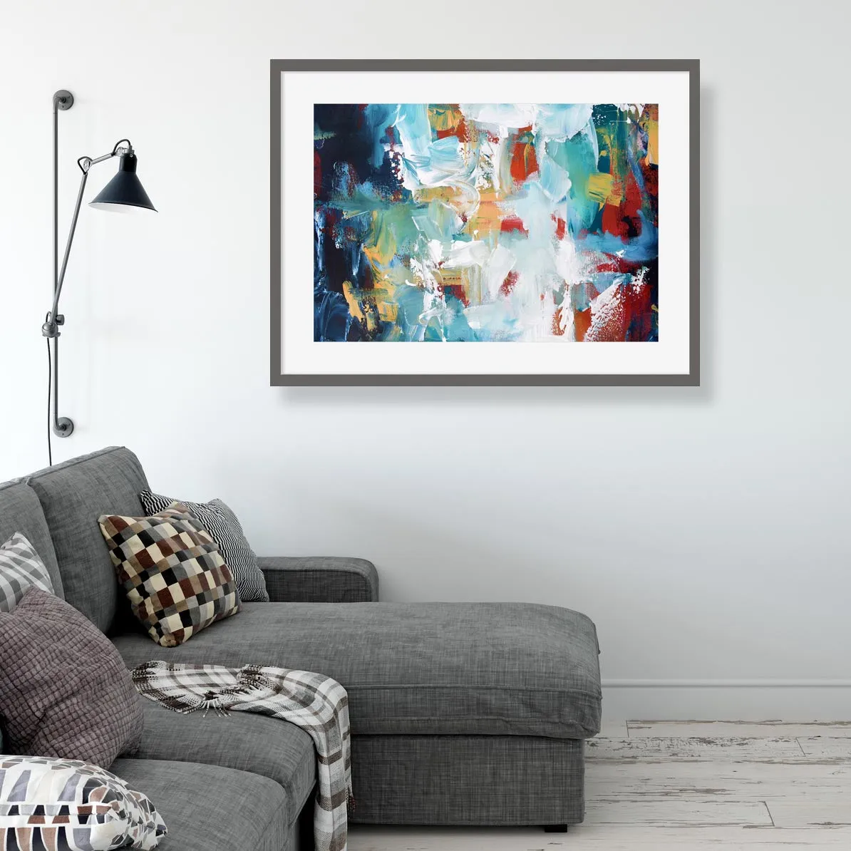 Abstract 228 Framed Art