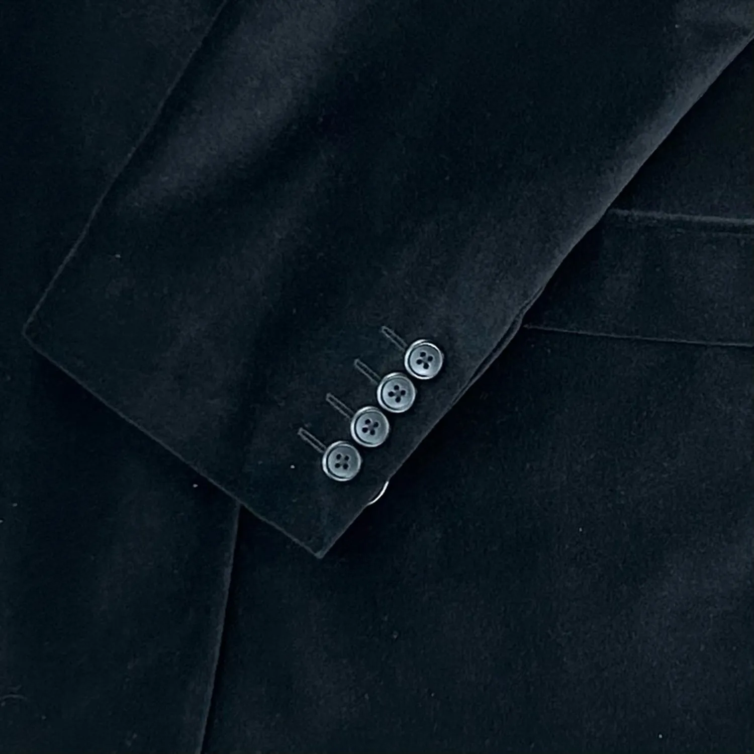 Adolfo Solid Velvet Sport Jacket - Black