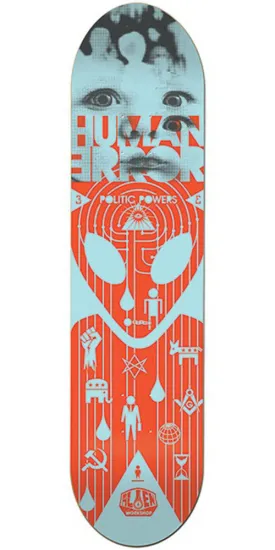 Alien Workshop Human Error Politic Powers Skateboard Deck - Light Blue - 8.5in