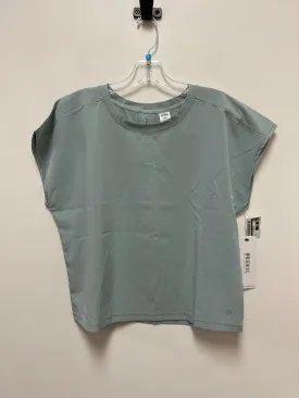 Athletic Top Short Sleeve By Rbx In Blue, Size: M