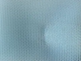 Baby Blue Plain Net Fabric