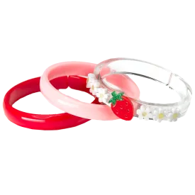 Bangle Set - Strawberry & Daisy