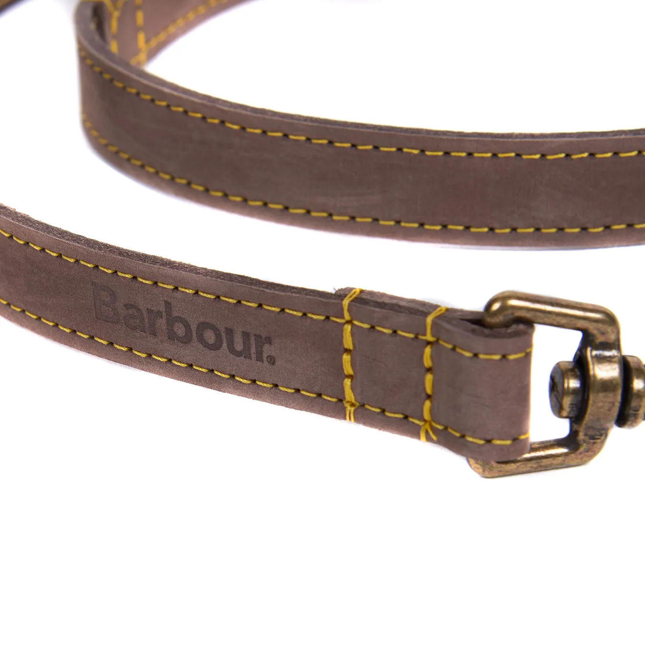 Barbour Leather Dog Lead Brown