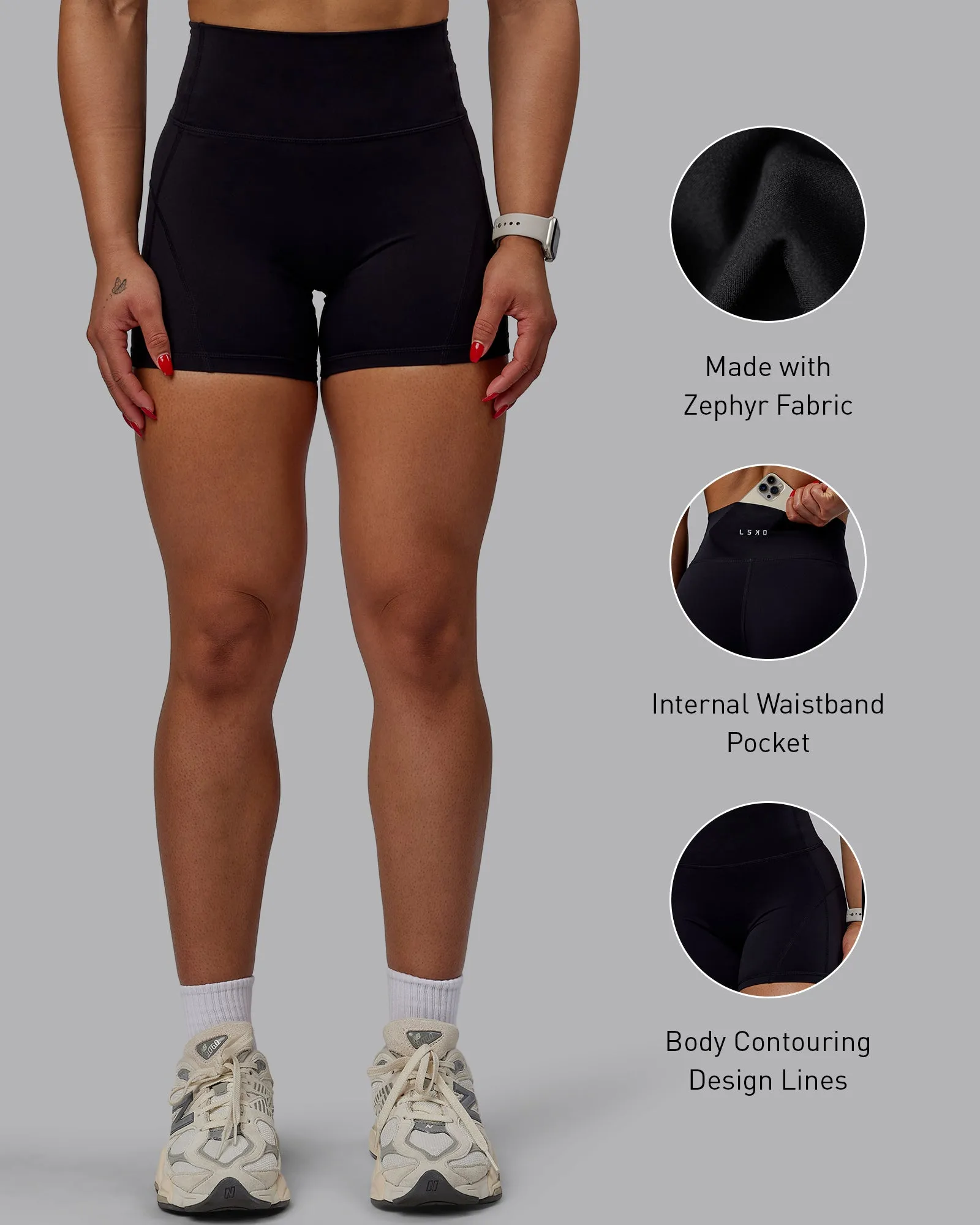 Bend X-Length Shorts - Black