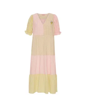 Bianca Dress - Banana Checked