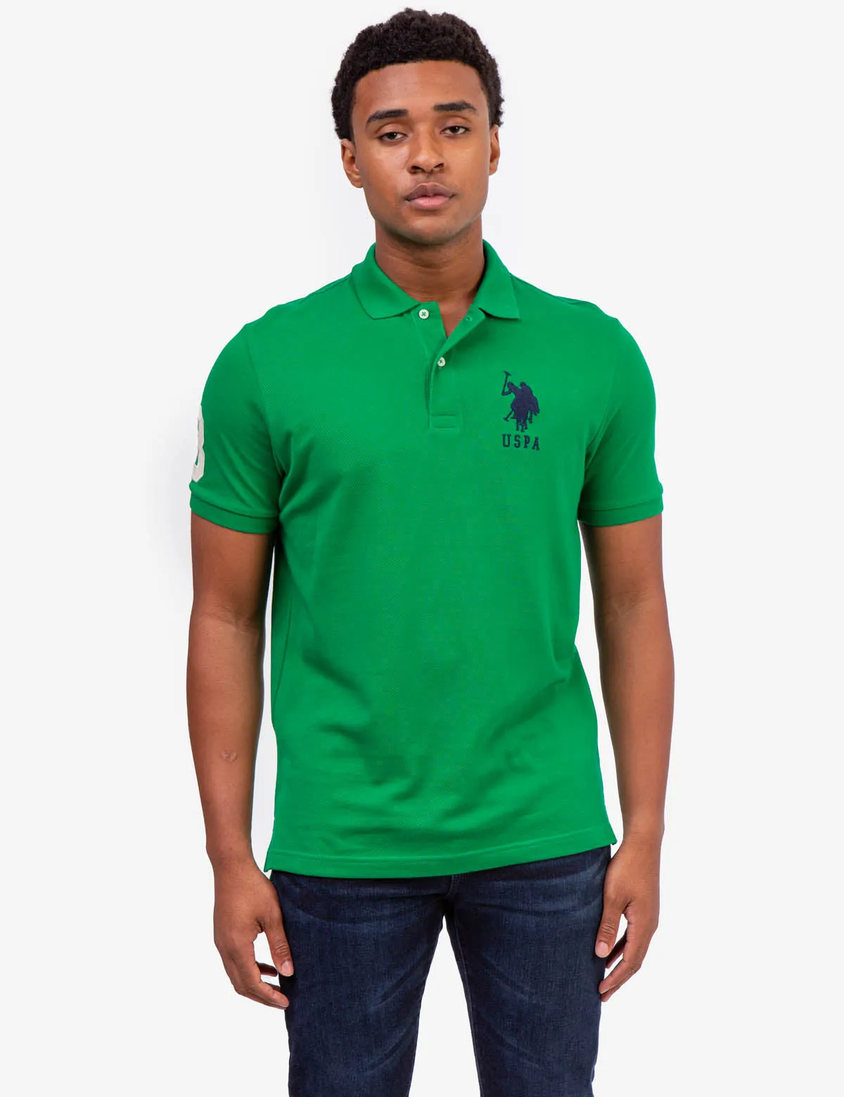 BIG LOGO SOLID POLO SHIRT