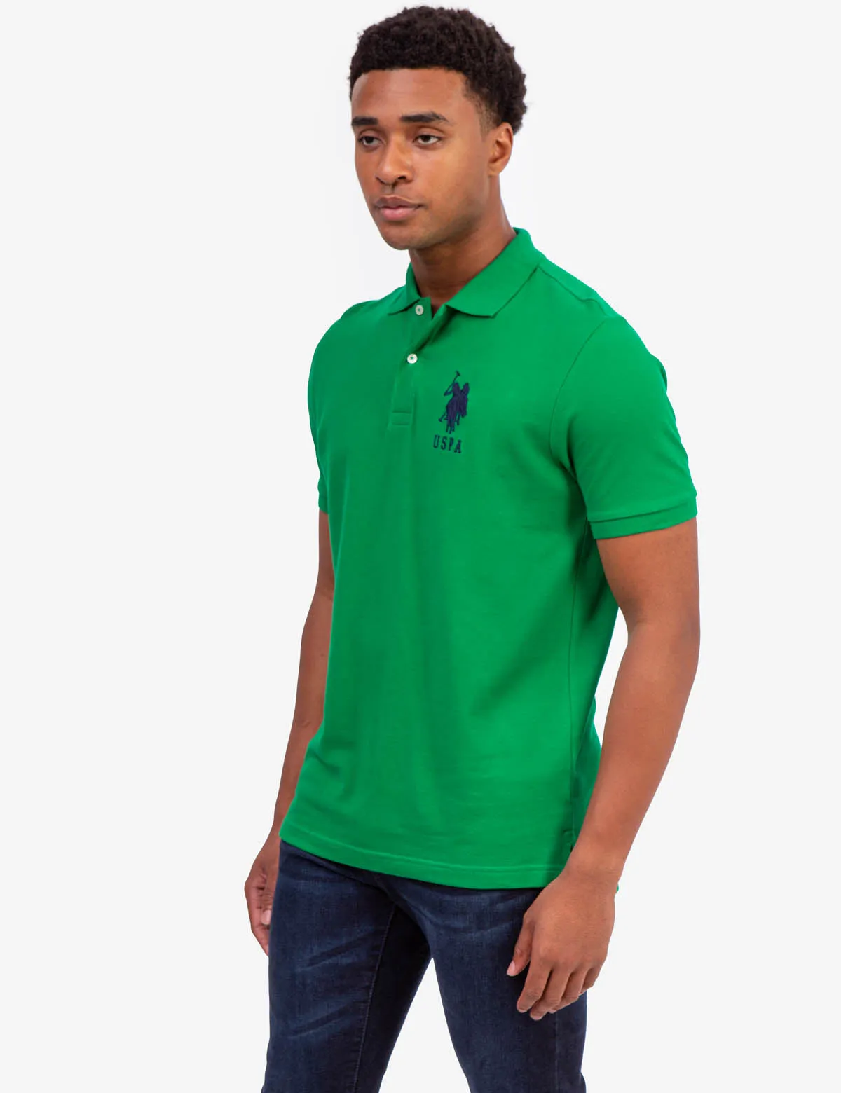 BIG LOGO SOLID POLO SHIRT