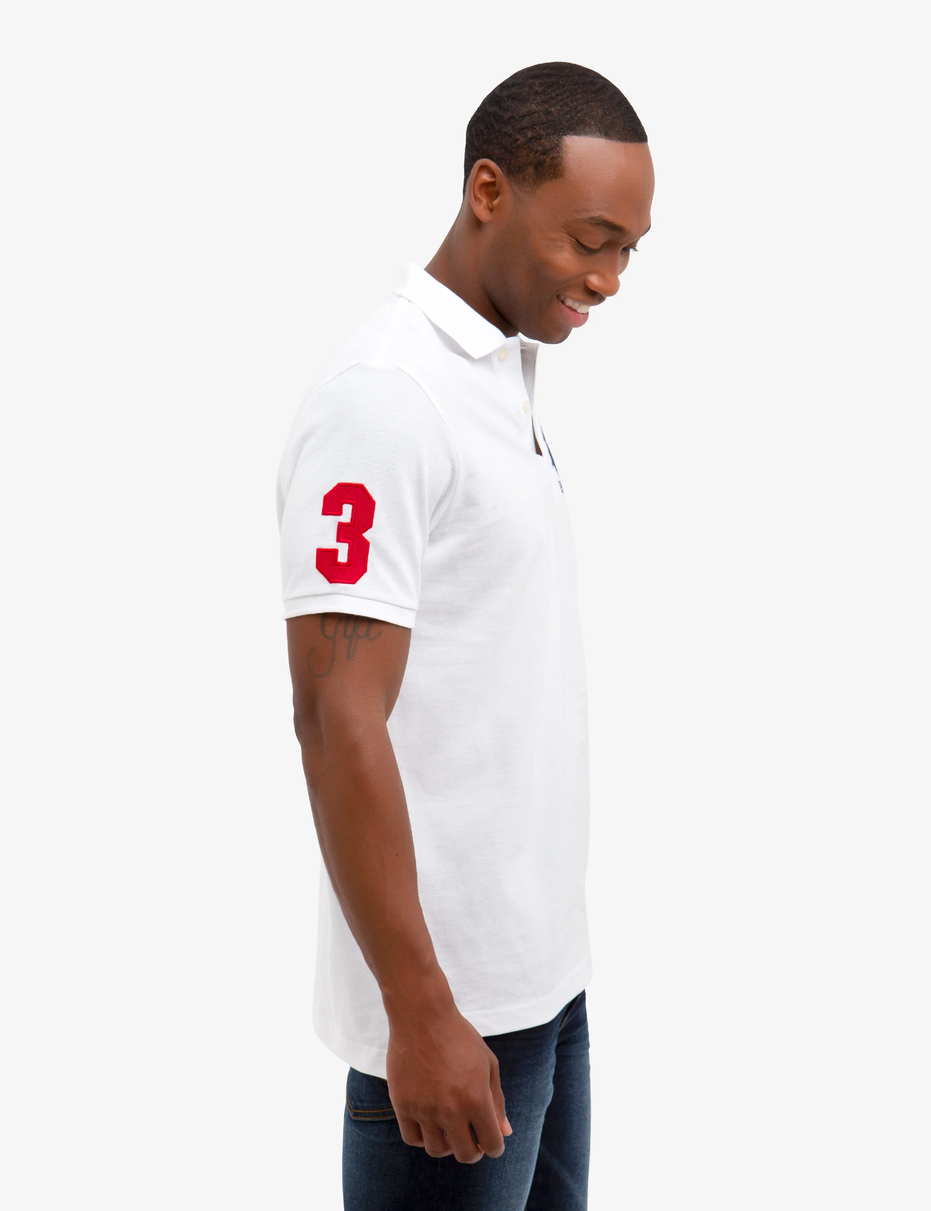 BIG LOGO SOLID POLO SHIRT