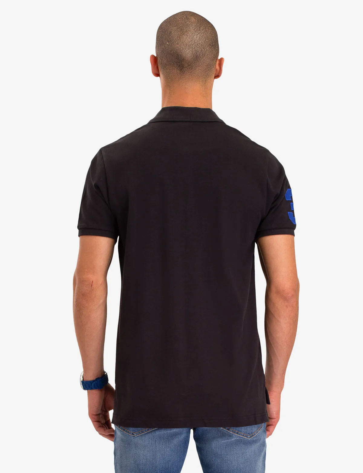 BIG LOGO SOLID POLO SHIRT