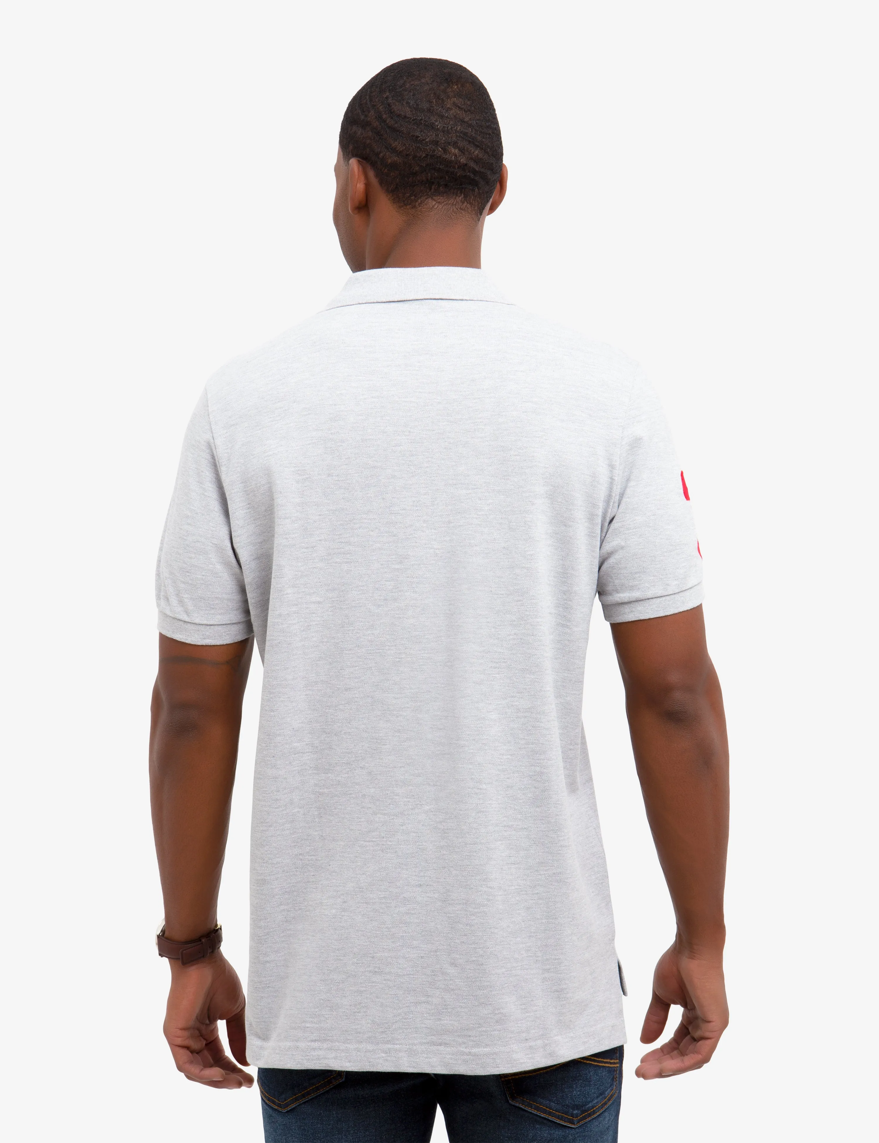 BIG LOGO SOLID POLO SHIRT