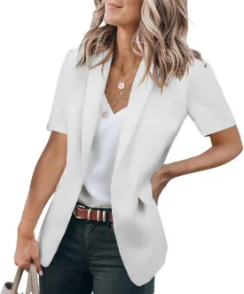 Blazers for Women Vest Sleeveless Blazers Lightweight Vests Business Casual Blazer Work Office Outfits Summer Jacket