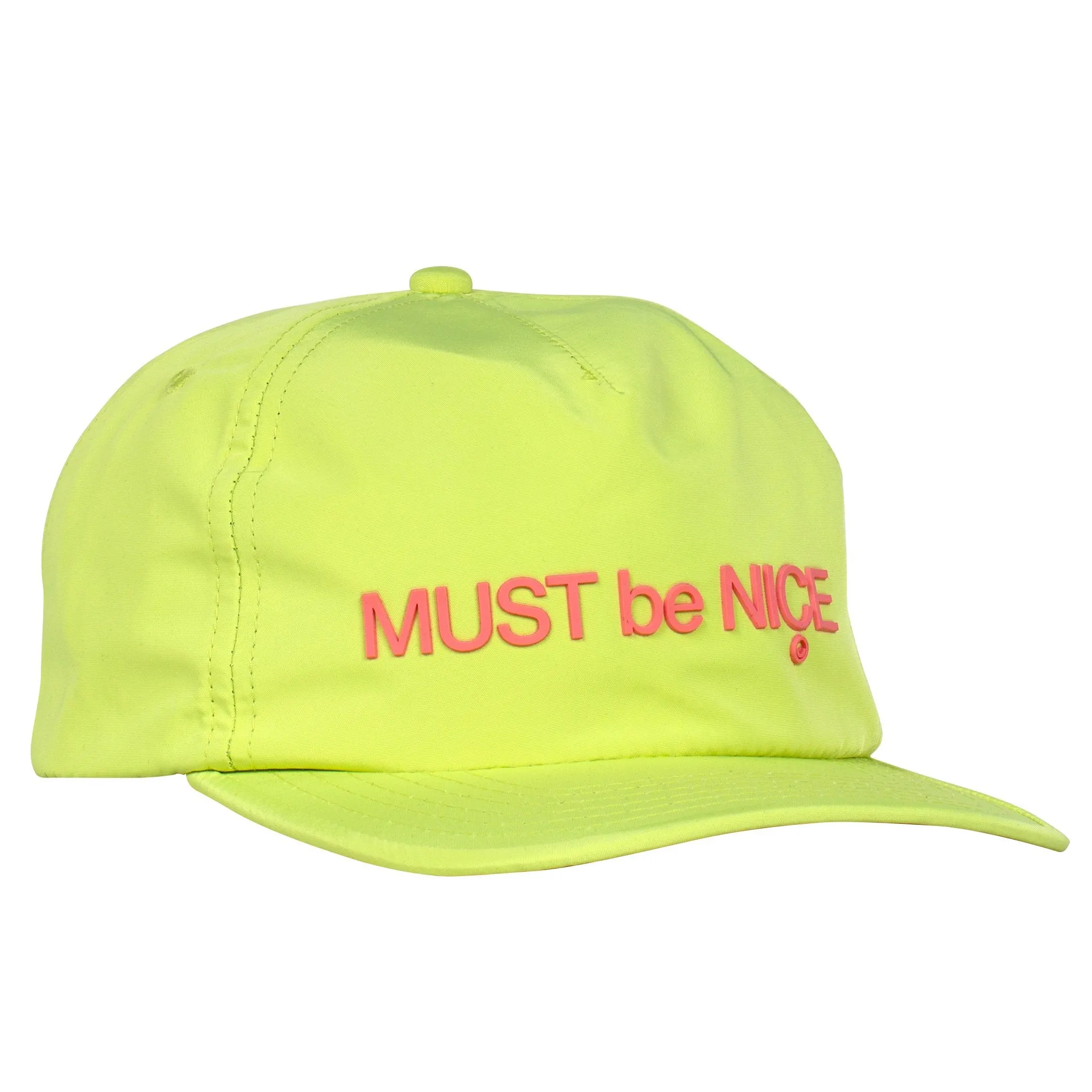 Blur Nylon 5 Panel Snapback (Yellow)