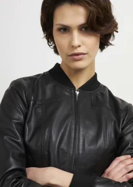 Bomber in vera pelle