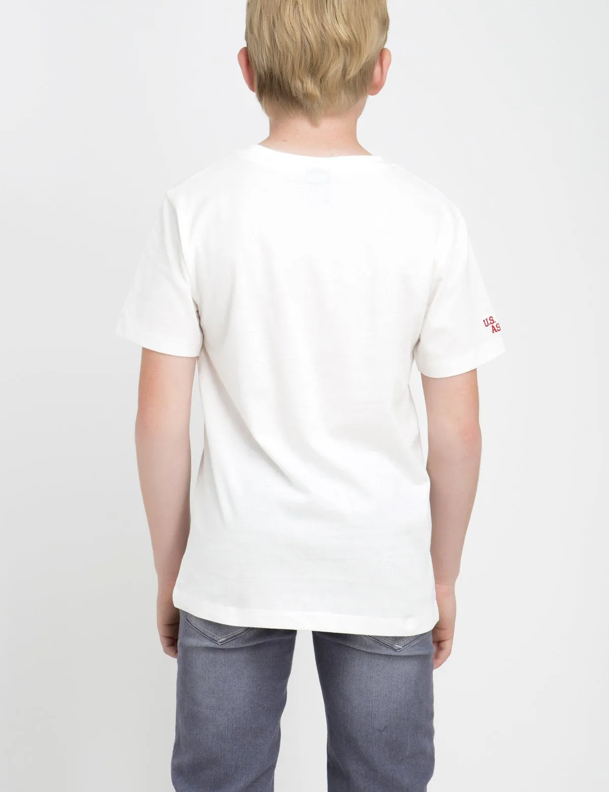 BOYS FLAG PRINT T-SHIRT