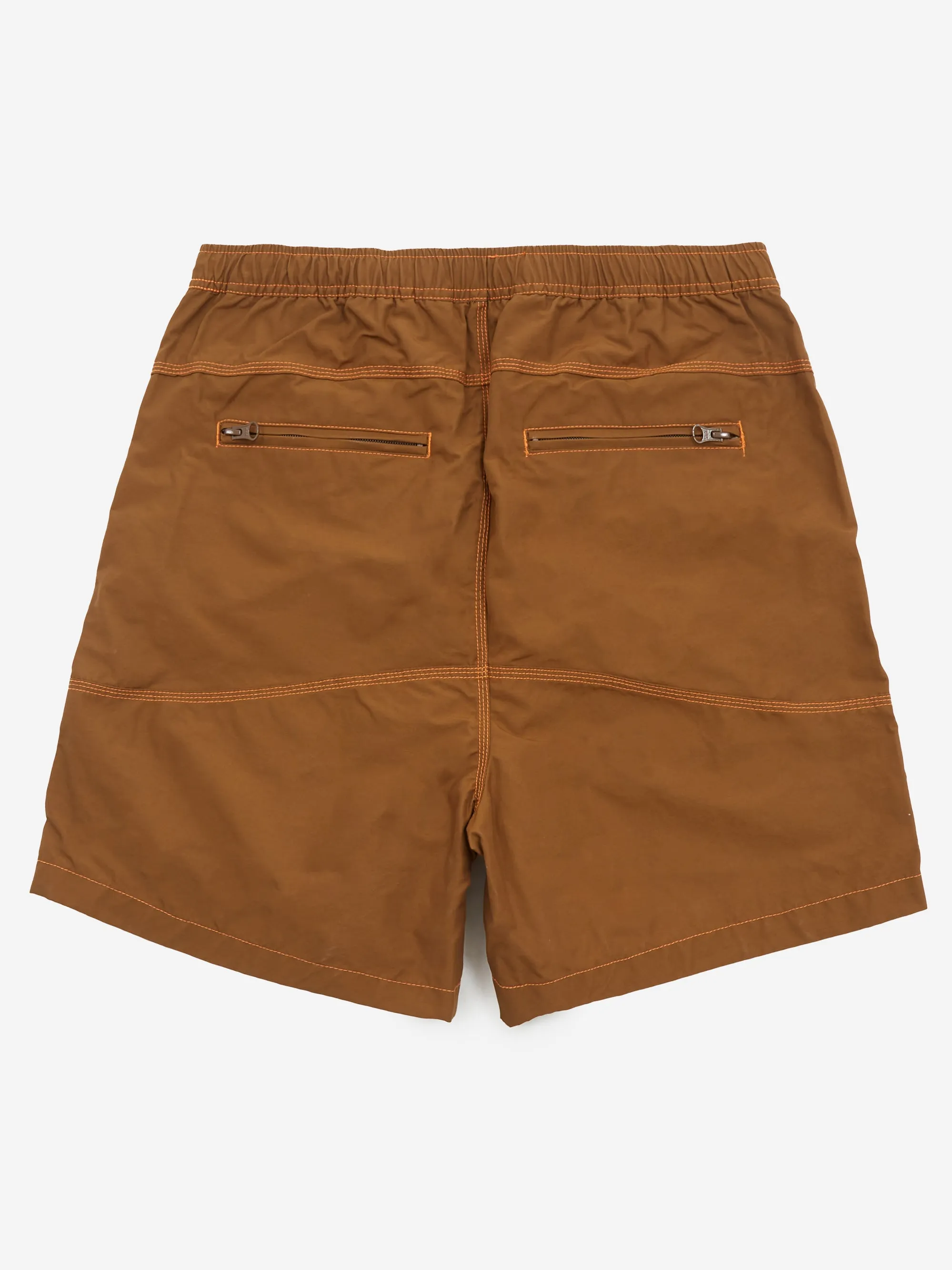 Brain Dead Triple Needle Bishop Short - Sepia