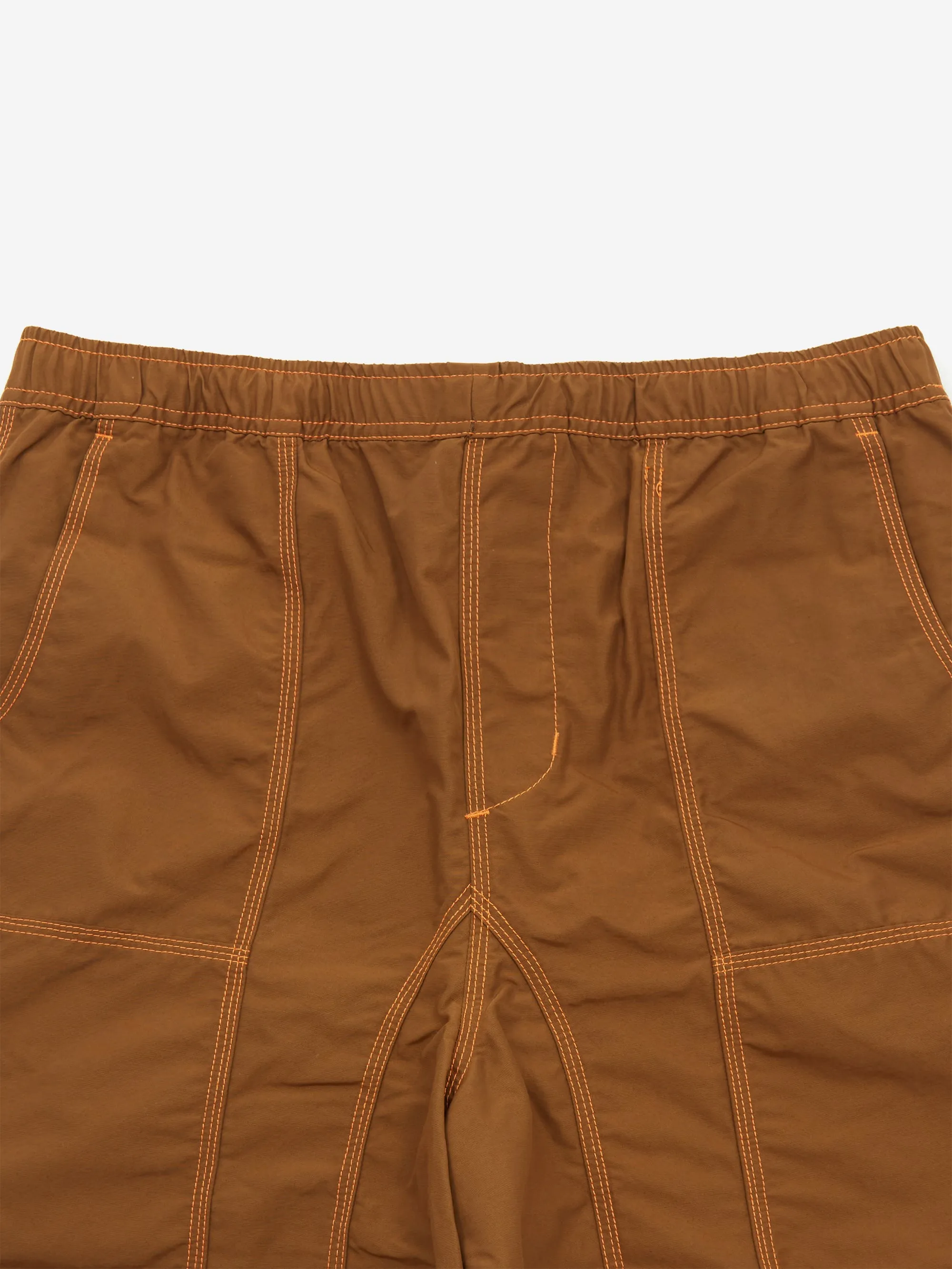 Brain Dead Triple Needle Bishop Short - Sepia