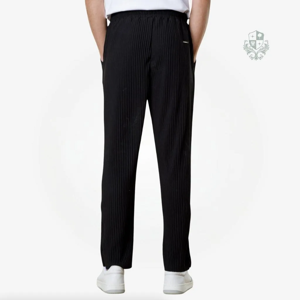Calça Plissada Preta
