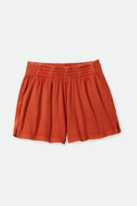 Carefree Short - Burnt Red