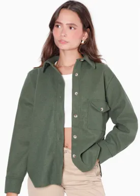 Chaqueta de paño con botones y oversized - BENEDICTA