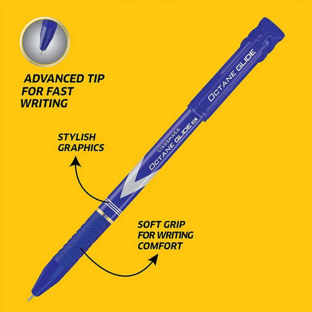 Classmate Octane Glide Gel Pen 0.6mm (Pack Of 2)