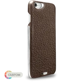 Customizable Grip Silver Montana - Unique iPhone 6 Plus/6s Plus leather case