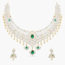 Ezra Nakshatra CZ Necklace Set