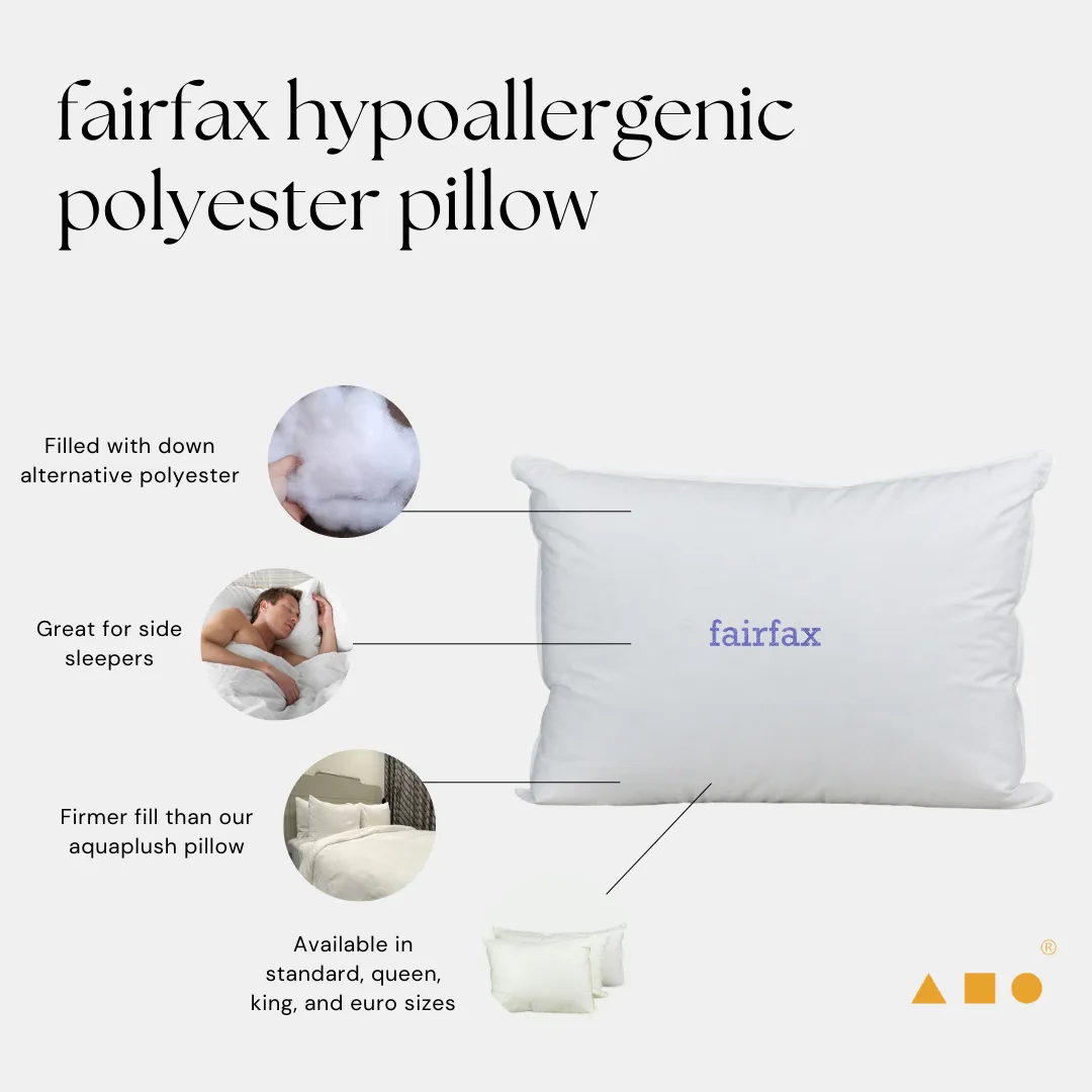 fairfax down alternative polyester pillow