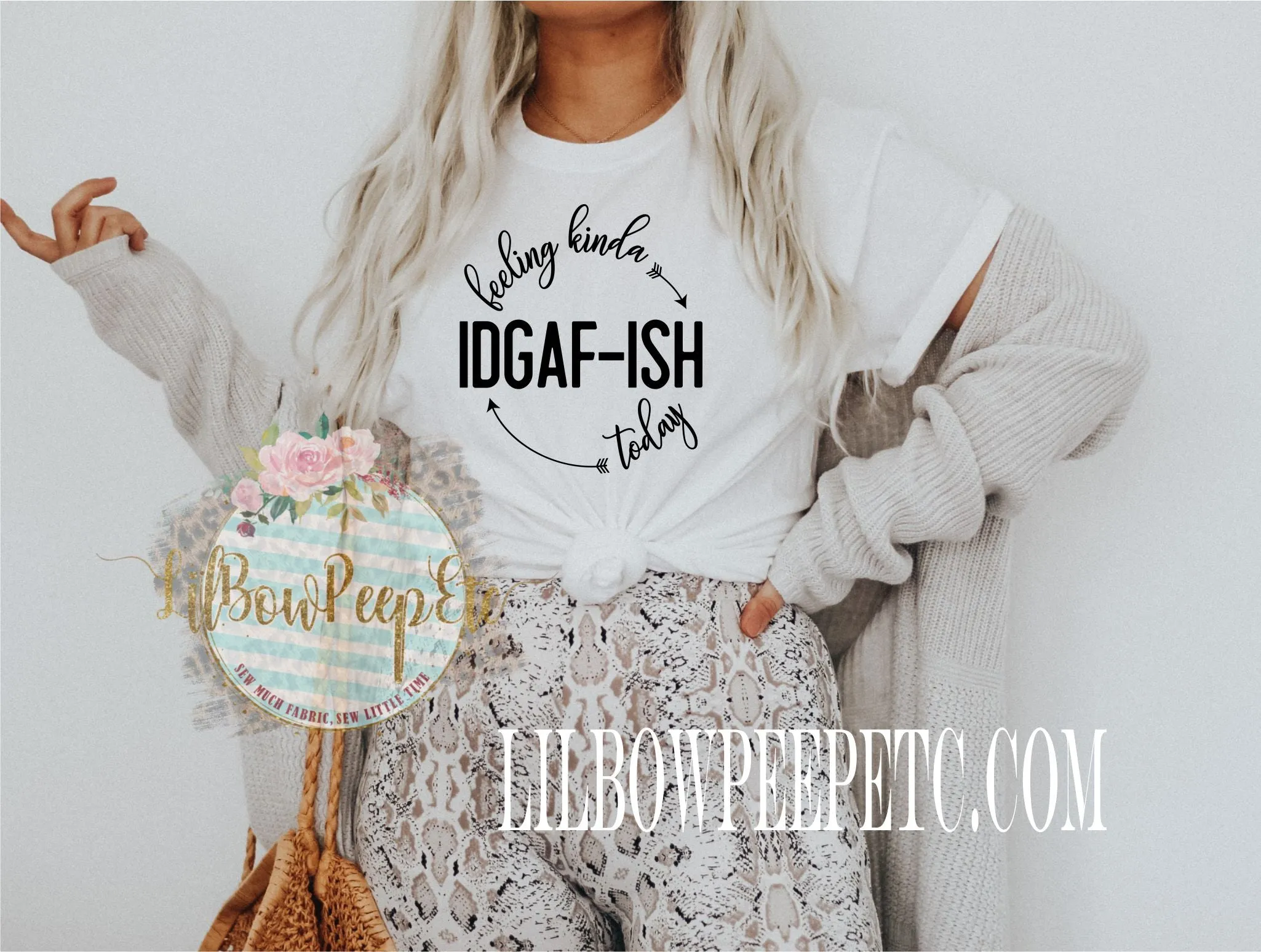 Feeling IDGAF-ish Today Circle Unisex Tee