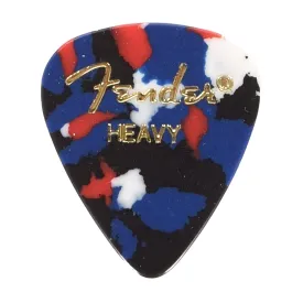 Fender 351 Pick Pack (12) Confetti Heavy
