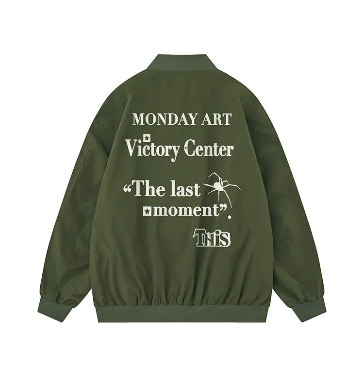 Final Moment | Varsity Inspired Bomber Jacket