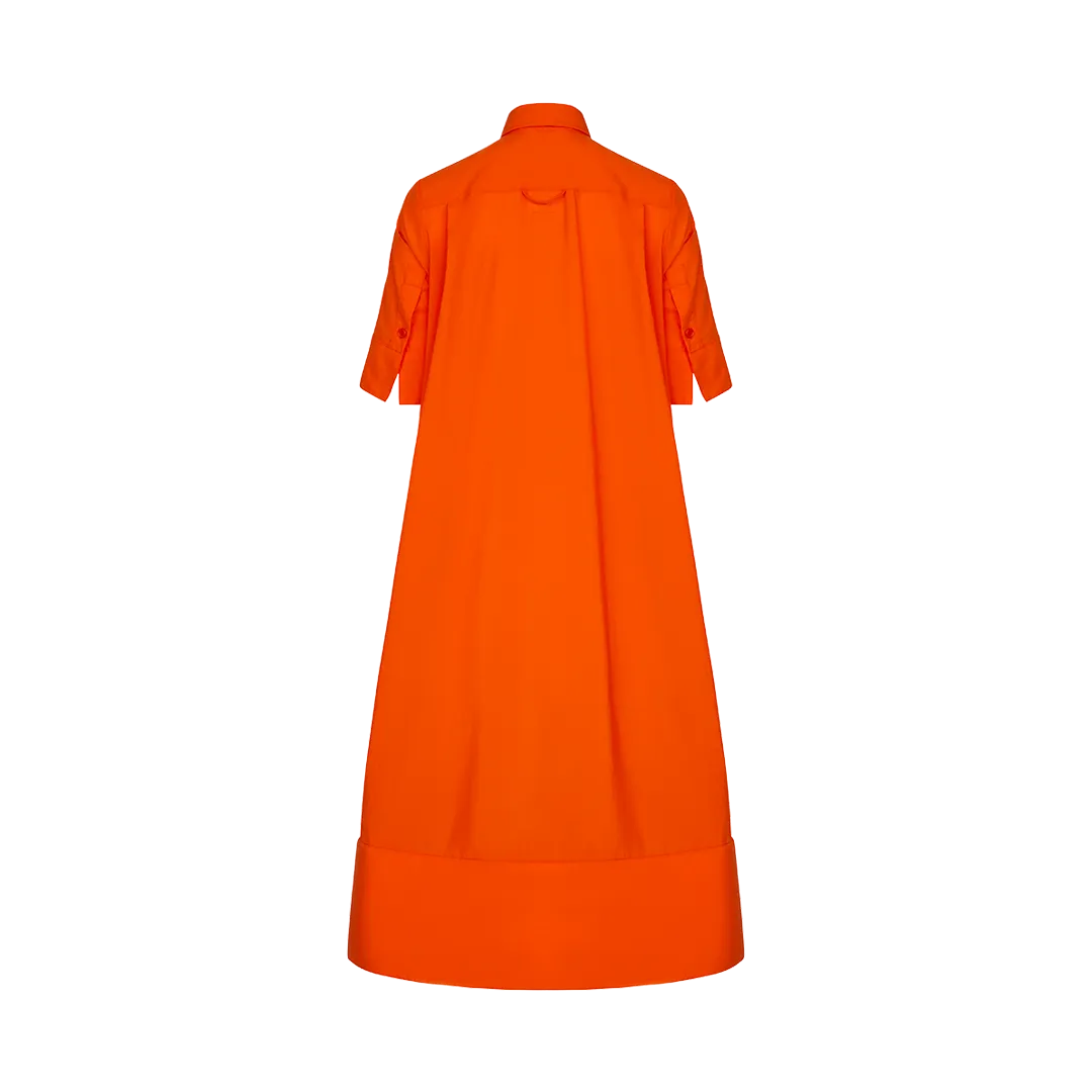 Foam Bottom Midi Shirtdress
