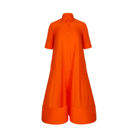 Foam Bottom Midi Shirtdress