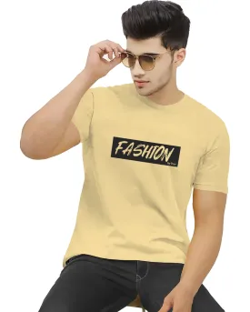 Half Sleeve Beige Colour T-Shirt
