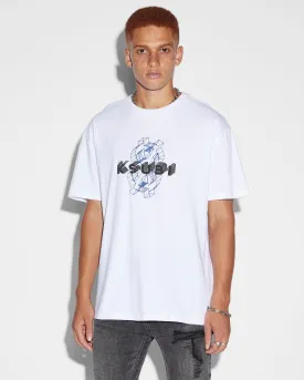 HOLOGRAPH BIGGIE SS TEE TRU WHITE