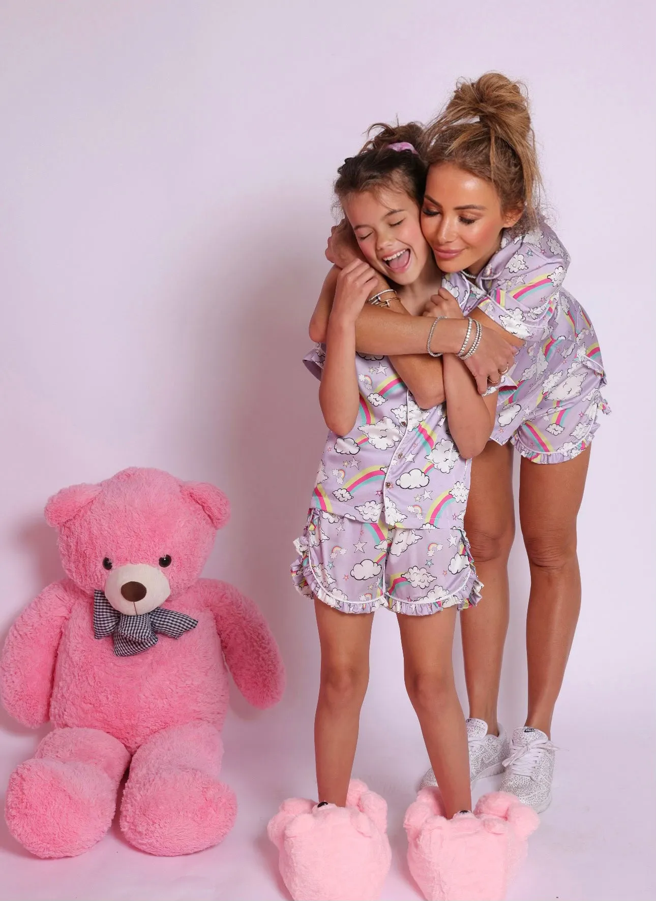I Dream of Rainbows Silky Short Set