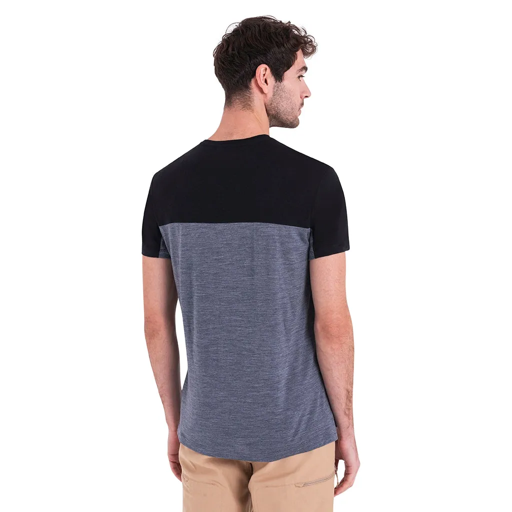 Icebreaker Men's Merino 125 Cool-Lite Sphere III Short Sleeve Tee Colour Block