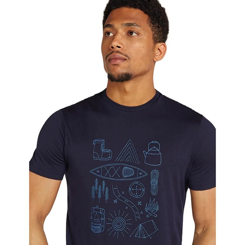 Icebreaker Men's Merino 150 Tech Lite III Tee Camp Essentials