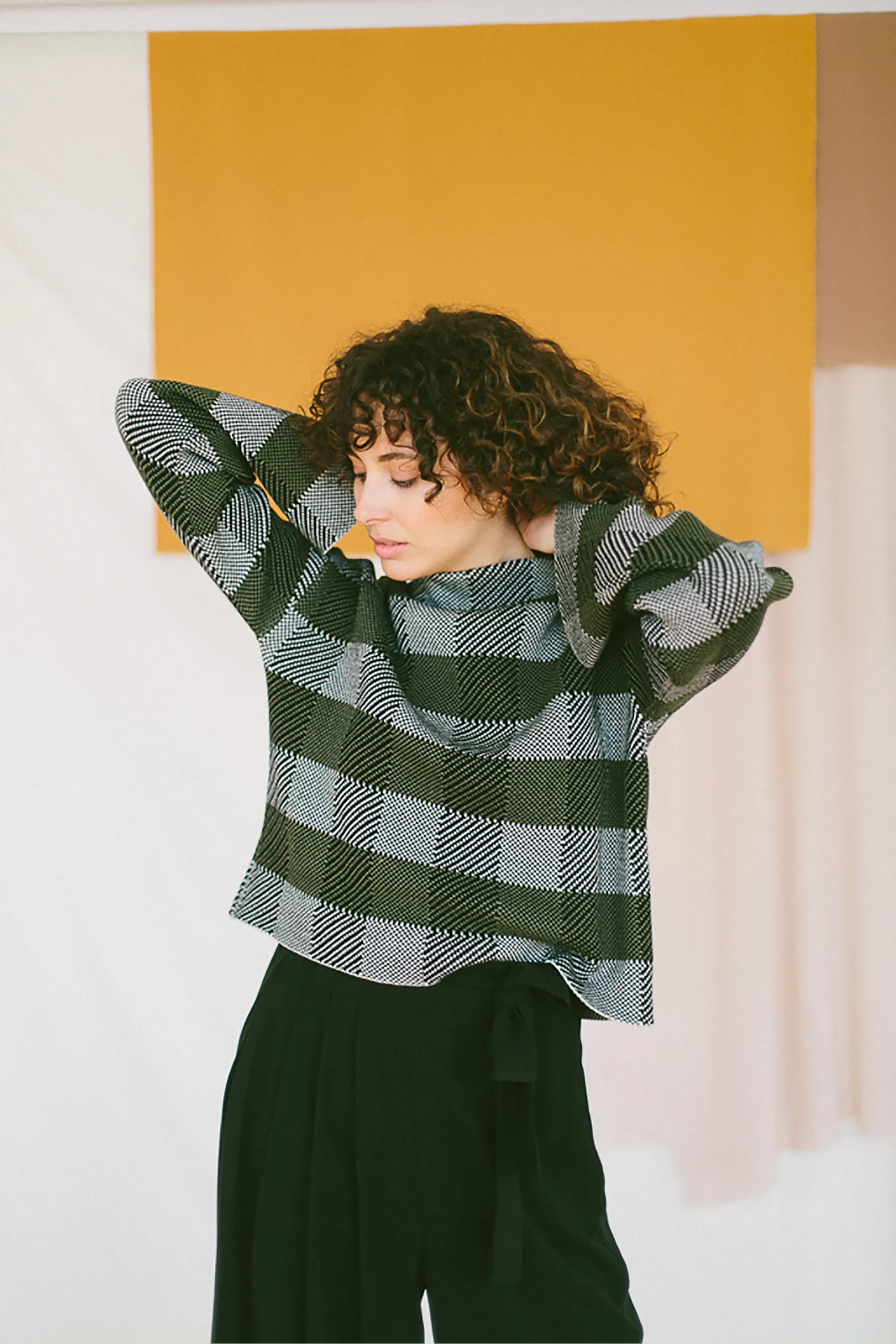 jacquard knit jumper <br> by Cossac