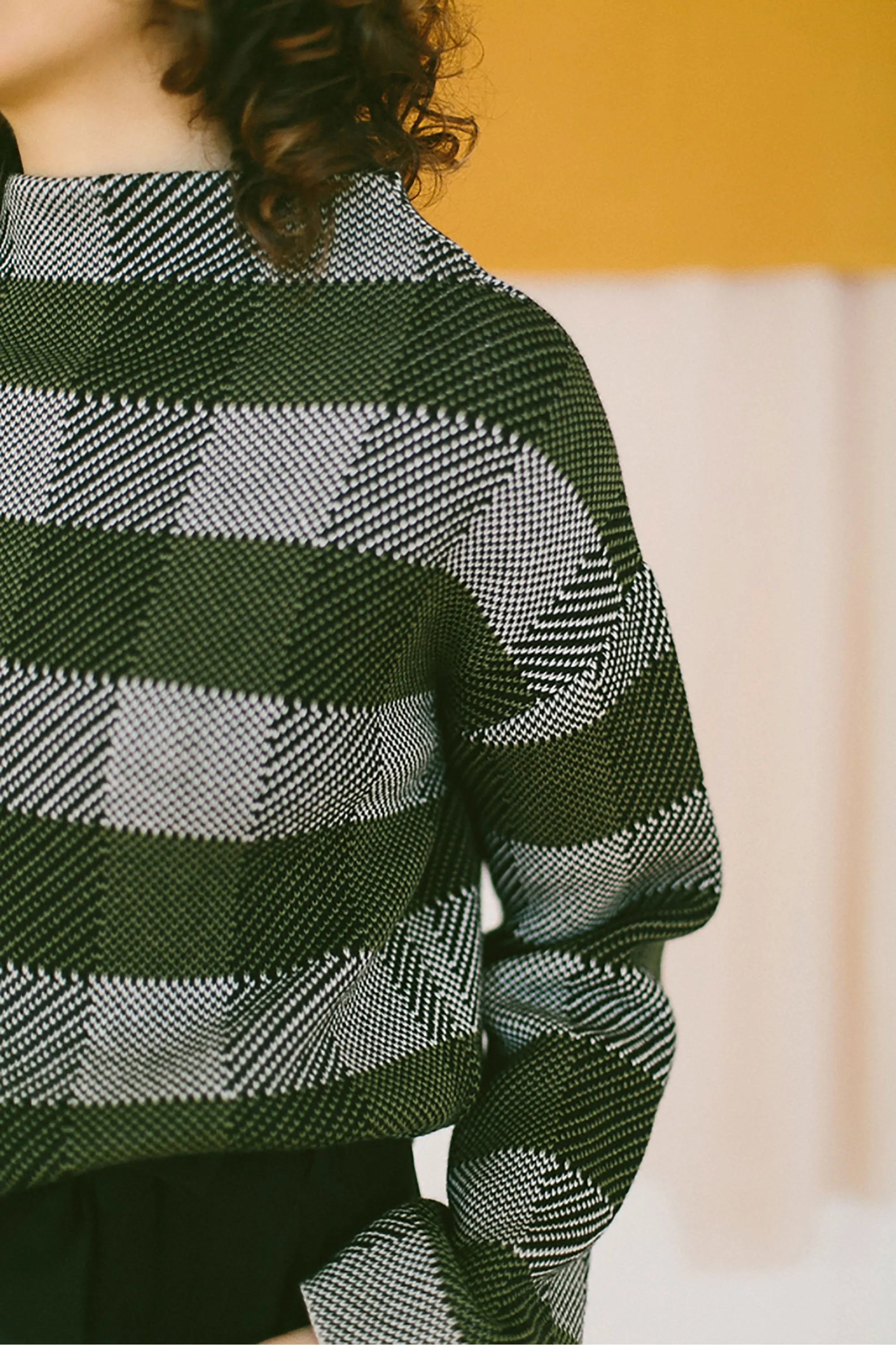 jacquard knit jumper <br> by Cossac