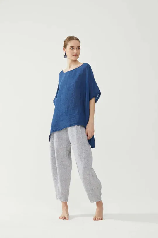 Kiitos - Linen Gauze Top - Ink