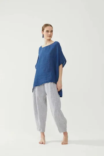 Kiitos - Linen Gauze Top - Ink