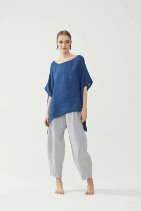 Kiitos - Linen Gauze Top - Ink