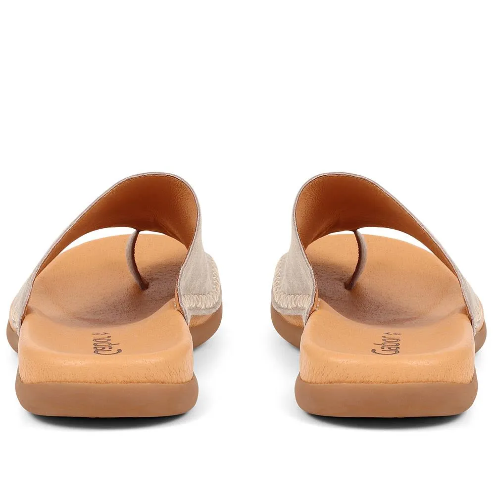 Lanzarote Leather Toe Loop Mules - GAB29615 / 314 556